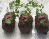 お花見に❀ 甘辛醤油味♪桜の肉巻きお握り作り方6写真