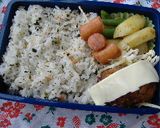 夫のお弁当(8月第１週)作り方1写真