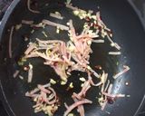 なばなとベーコンのペペロンチーノ作り方6写真