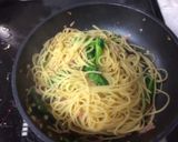 なばなとベーコンのペペロンチーノ作り方7写真