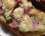 空豆とベーコンのチーズトースト作り方3写真