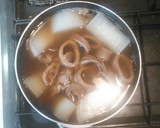 簡単　うまうま大根といかの缶詰の煮付け作り方7写真