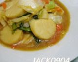 白菜とホタテのにんにくバター醤油蒸し作り方6写真