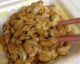 フランスパンで絶品！納豆チーズトースト♪作り方1写真