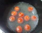 中華風★水菜とトマトさっぱりスープ☆簡単作り方3写真