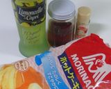 リンゴのコンポート＆ホットケーキ作り方1写真