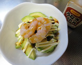 小エビと蒲焼のタレでアボガ丼♪作り方5写真