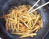 お弁当にも～ ヤーコンと豆苗のきんぴら作り方5写真