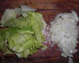 大根葉とレタスと豚肉のパラパラチャーハン作り方4写真
