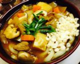 残ったカレーフライパンで簡単カレーうどん作り方5写真
