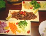 サムギョプサル風、楽しい、肉＆野菜巻き作り方8写真