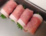 豚ロースで大葉＆チーズ巻き♪作り方3写真