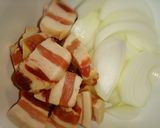 豚バラ肉と玉ねぎのこってり煮作り方1写真