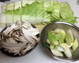 白菜といか塩辛の煮込み鍋作り方2写真