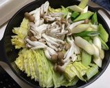 白菜といか塩辛の煮込み鍋作り方3写真