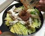 白菜といか塩辛の煮込み鍋作り方4写真