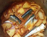 さんまとじゃがいも玉ねぎのピリ辛煮作り方5写真