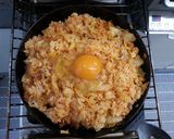 グリルで作る☆キムチチャーハン作り方4写真