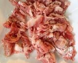 高菜と豚肉の油炒め♬作り方2写真