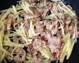 高菜と豚肉の油炒め♬作り方6写真