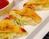おつまみ☆サクッ薄揚げポテサラチーズ詰め作り方5写真