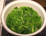 菜の花の梅肉和え作り方1写真