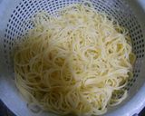 春キャベツとニラのパスタ♪作り方1写真