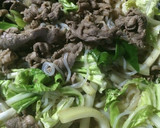 牛肉と白菜のすき焼き風炒め煮作り方14写真