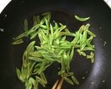 秋豆(いんげんなど)のキンピラ作り方4写真
