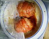 レンジで簡単♪冷やご飯de肉巻きオニギリ作り方8写真
