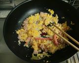 ★簡単！＊カニと玉子とレタスの炒飯＊♪作り方4写真