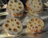 お弁当に☆グリルで時短・蓮根のはさみ焼き作り方4写真