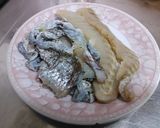 レンジで簡単！鯛のあらの酒蒸し作り方1写真