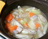 手羽元と根菜の中華風煮物(^q^)作り方5写真