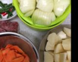 味付けが決まる！びっくり肉じゃが作り方1写真