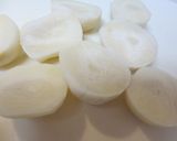 冷凍里芋で簡単おつまみ◎たらこマヨ◎作り方1写真