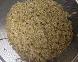 土鍋で玄米の炊き方（吸水バージョン）作り方1写真