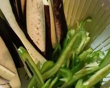 ピーマンとなすの炒めもの♪焼肉マヨ味作り方1写真
