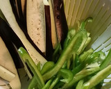 ピーマンとなすの炒めもの♪焼肉マヨ味作り方1写真