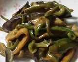 ピーマンとなすの炒めもの♪焼肉マヨ味作り方7写真