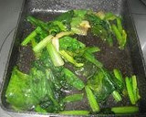 和風ドレッシングでほうれん草炒め作り方2写真