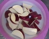 さつまいもとねぎのそぼろあん作り方1写真