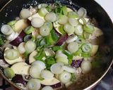 さつまいもとねぎのそぼろあん作り方6写真
