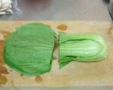 青梗菜の春雨スープ作り方3写真