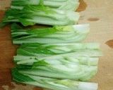 青梗菜の春雨スープ作り方4写真