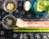 ベーコンアスパラスクランブル作り方1写真
