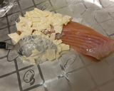 ☆簡単☆鮭のホイル焼き～玉ねぎマヨのせ～作り方3写真