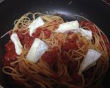 簡単☆とろ〜りカマンベールのトマトパスタ作り方5写真