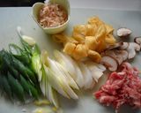 ねぎたっぷり肉そば作り方1写真