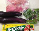 ナスのひき肉カレー作り方1写真